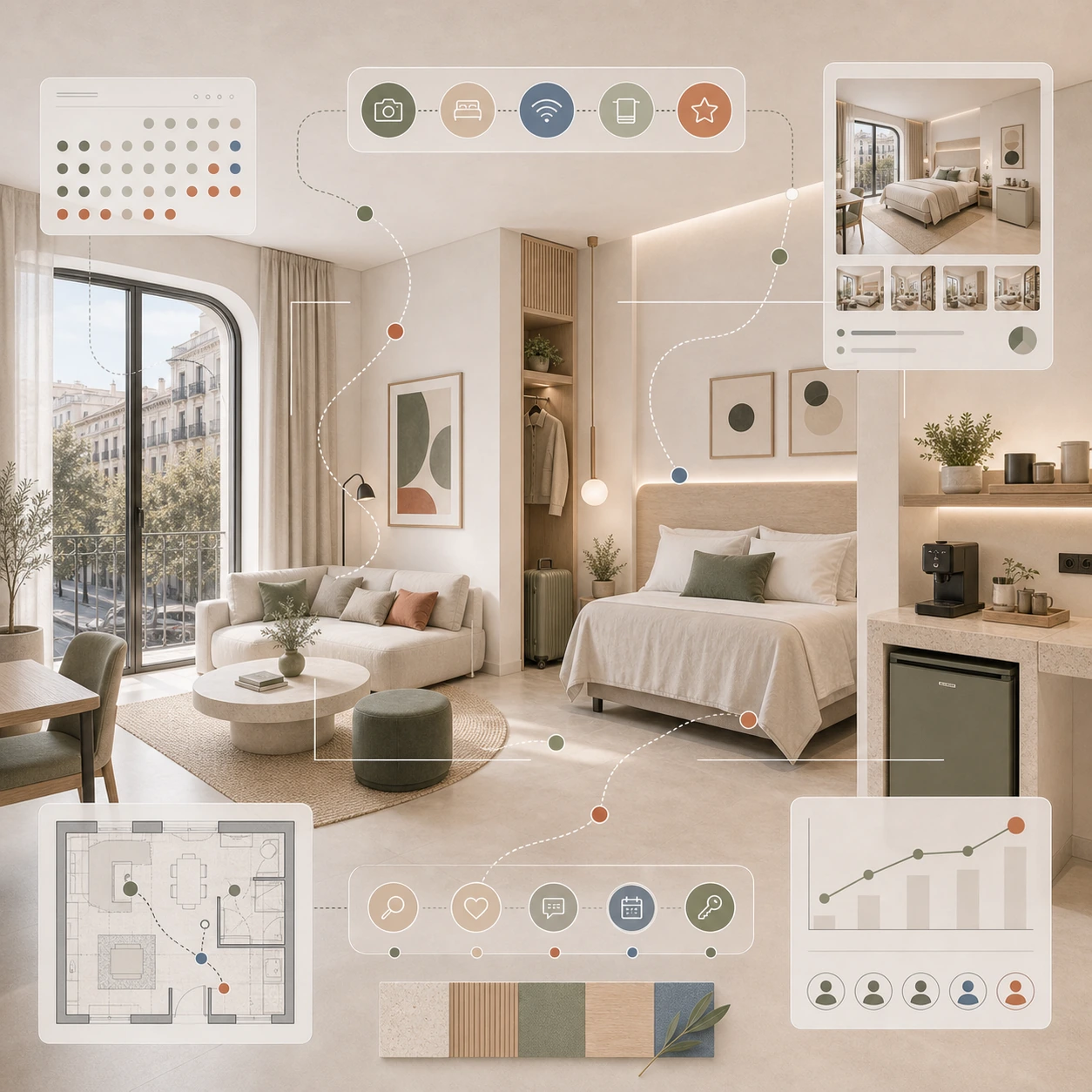 Cómo diseñar un Airbnb para reservas y reseñas
