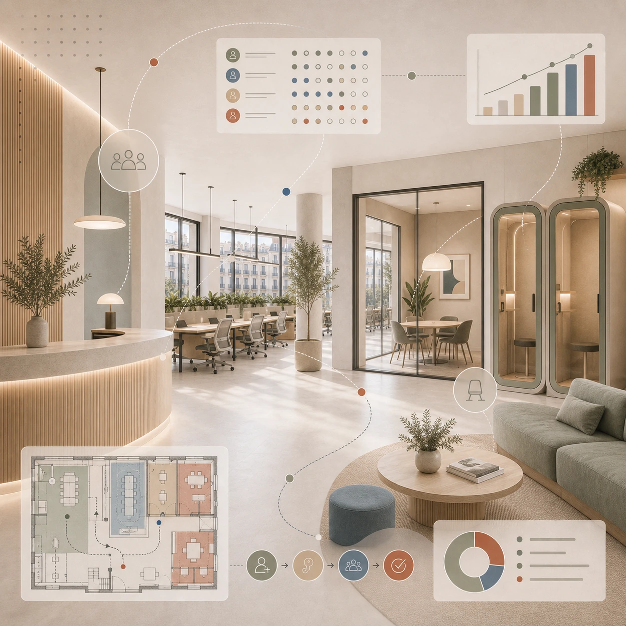 Cómo diseñar un coworking rentable en Madrid