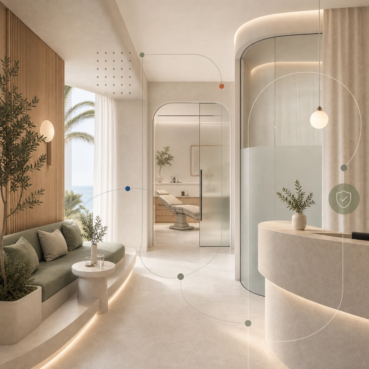 Diseño de clínicas premium en Marbella: confianza, privacidad y experiencia del paciente