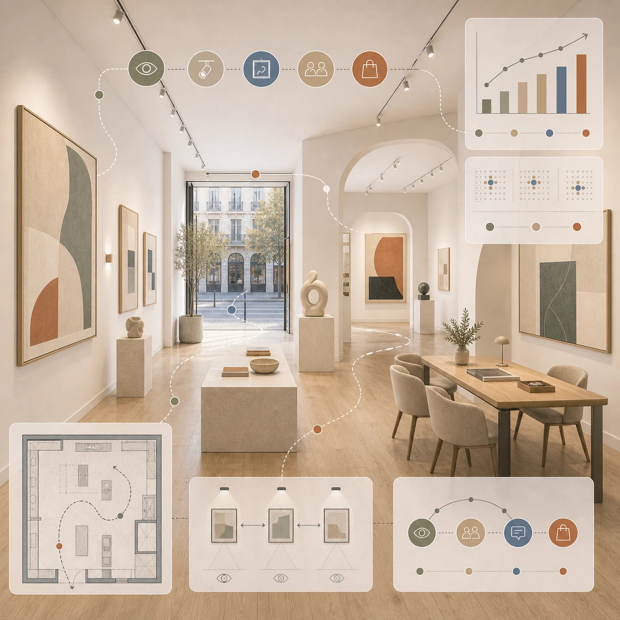 Diseño de galerías y showrooms en Madrid