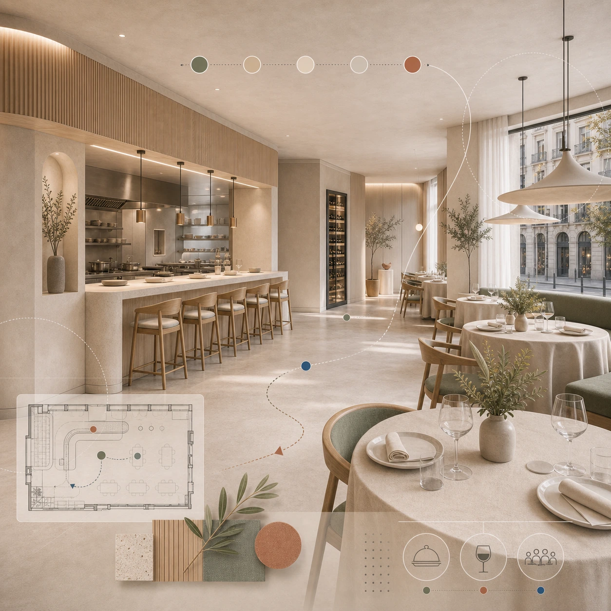 Diseño de restaurantes de autor y fine dining