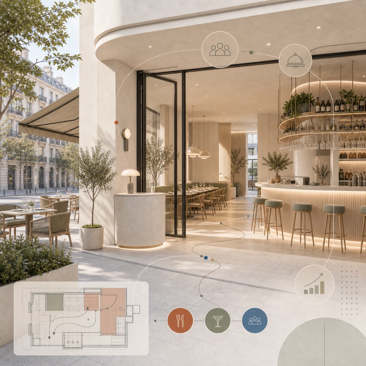 F&B en hoteles: cómo diseñar el restaurante o bar que llena aunque los huéspedes no estén