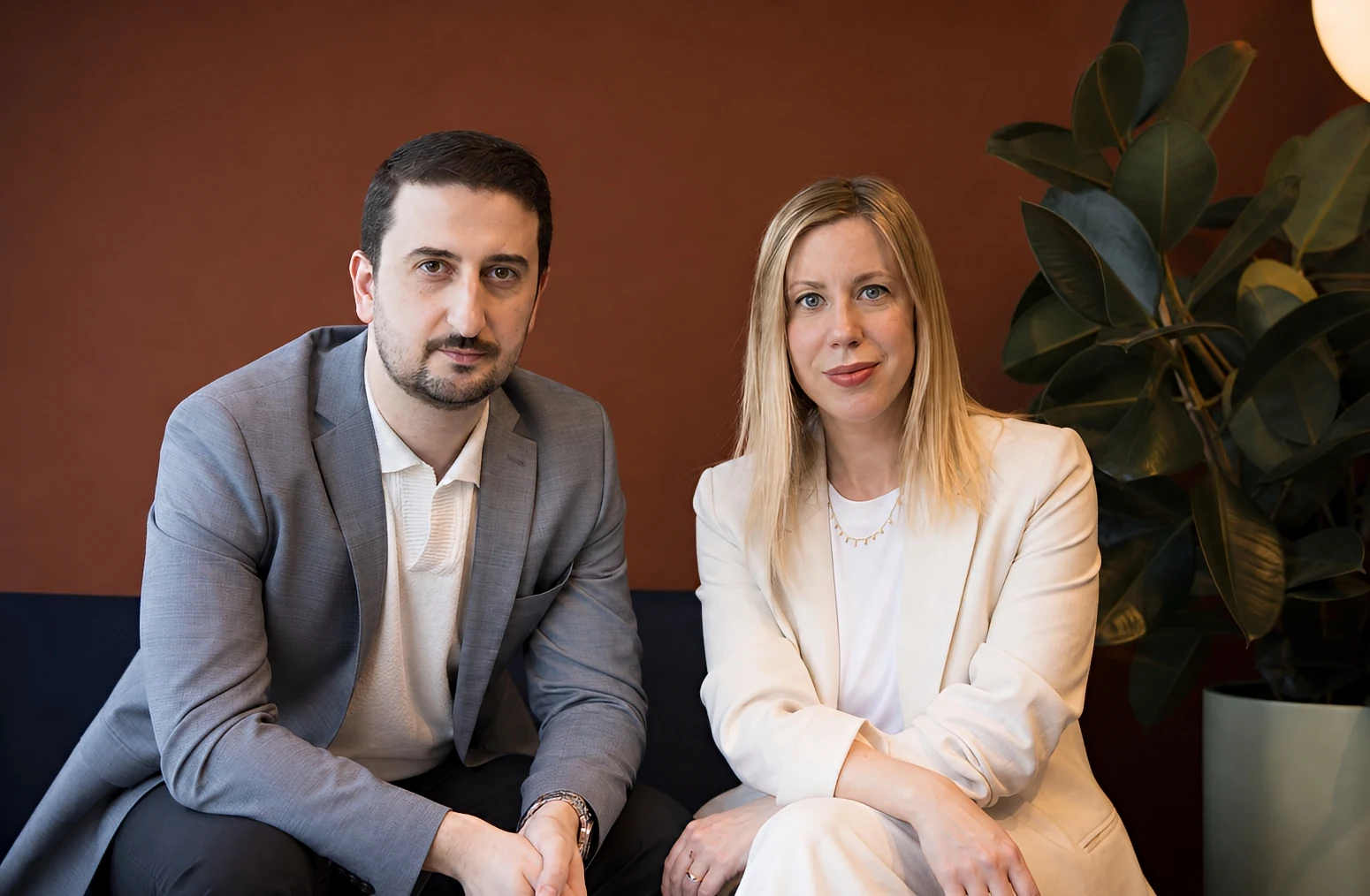 Dolores Herrero González y Dimitris Agoras, fundadores de EOLOS DESIGN LAB