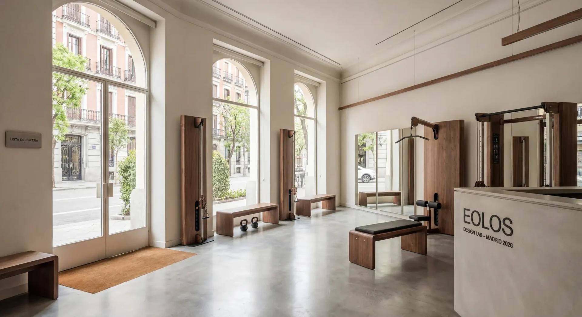 Gym design Madrid – interior design for sports facilities