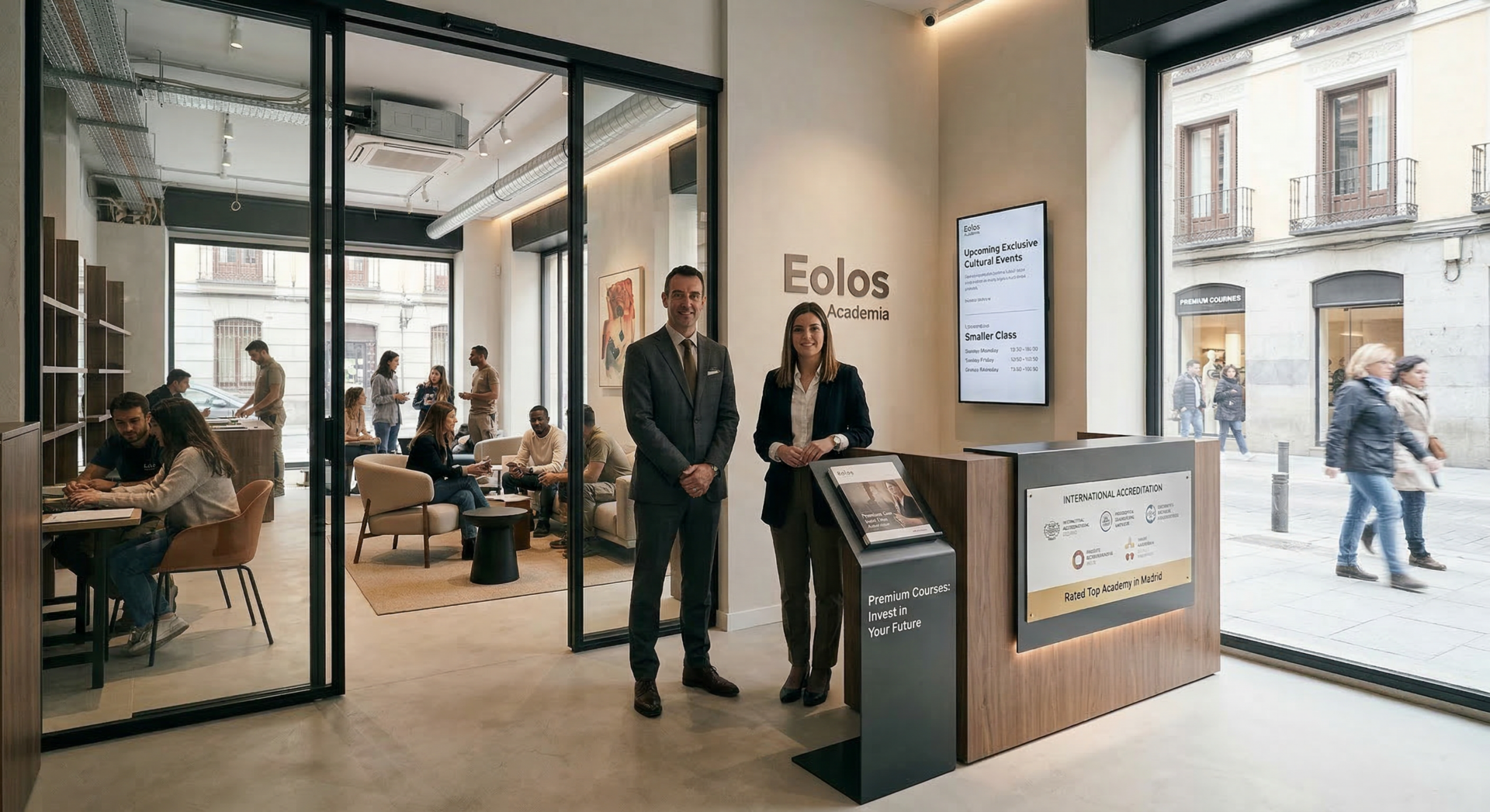 Diseño de Academia de Idiomas que Retiene Alumnos y Justifica Precios Premium (Madrid 2026)