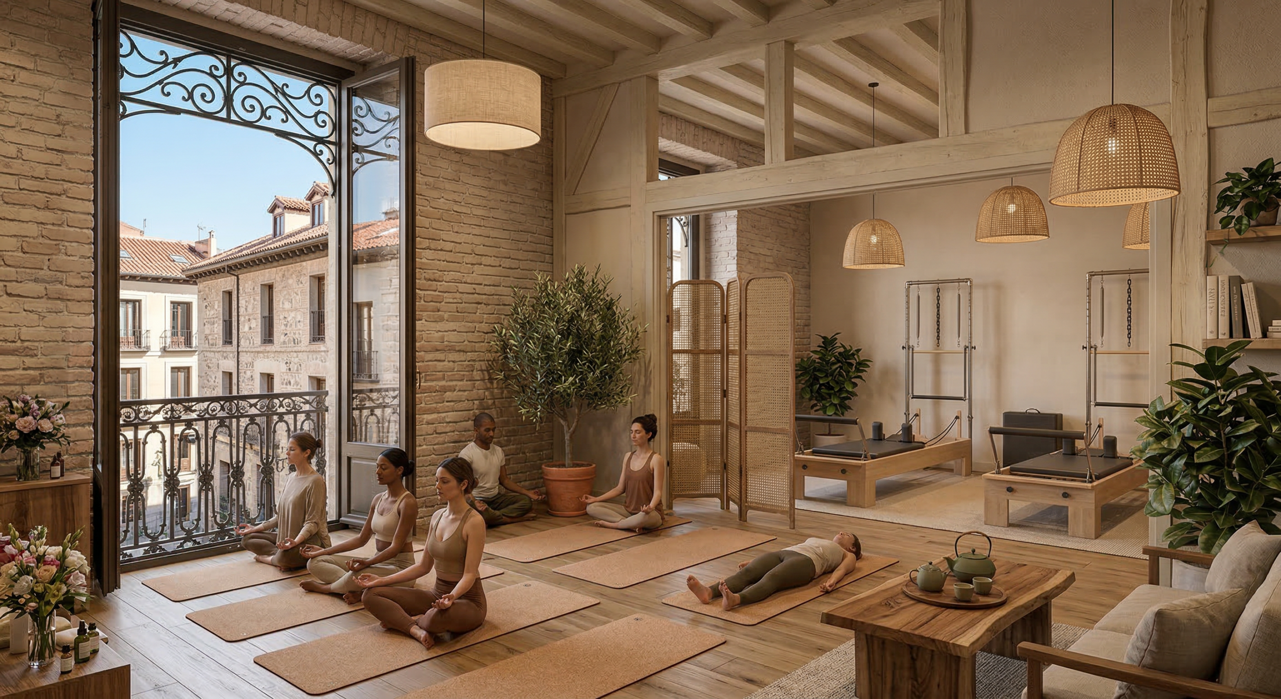 Diseño de Estudio de Yoga y Pilates Boutique que Retiene Alumnos (Madrid 2026)