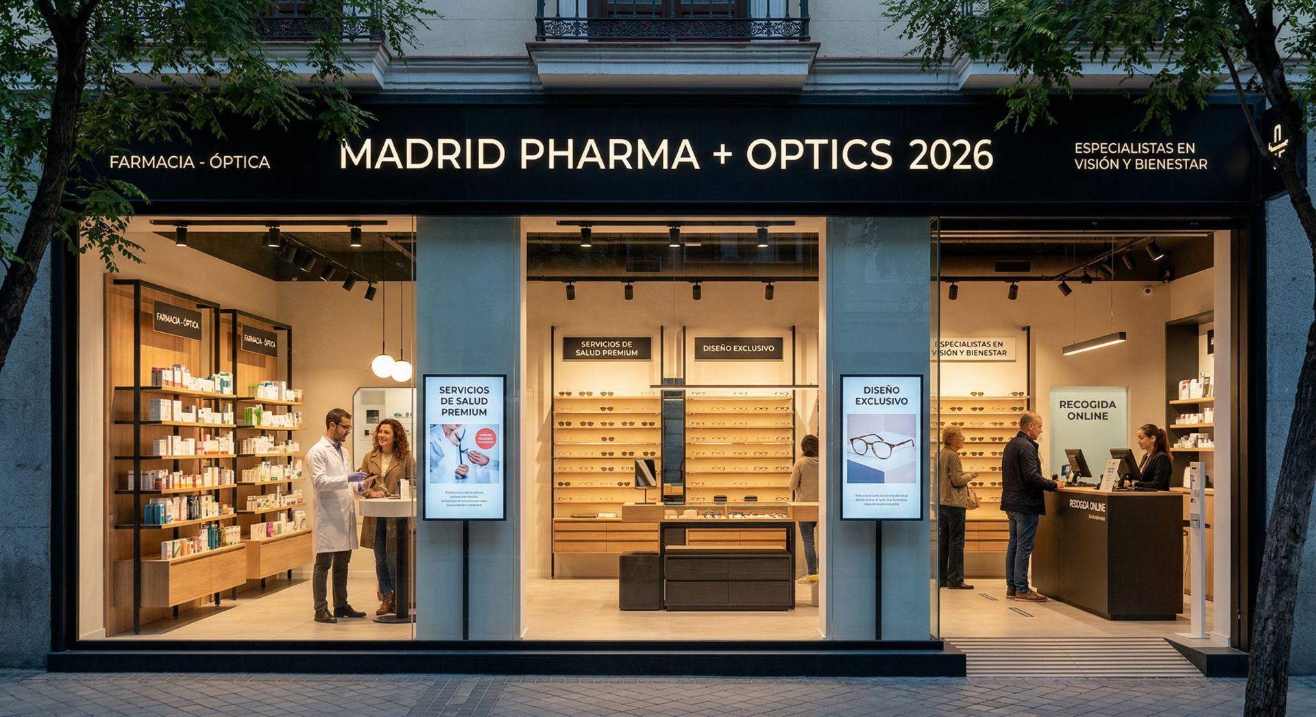 Diseño de farmacias y ópticas Madrid – interiorismo que vende más