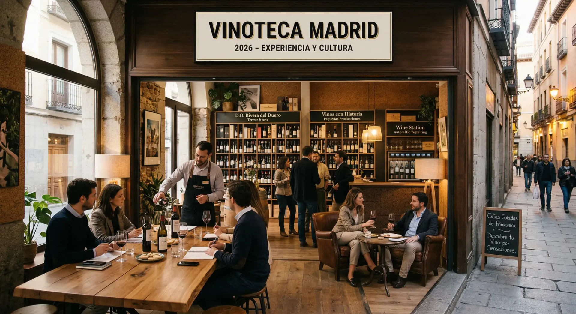 Wine Shop and Wine Bar Design that Sells by Experience, Not by Price (Madrid 2026)