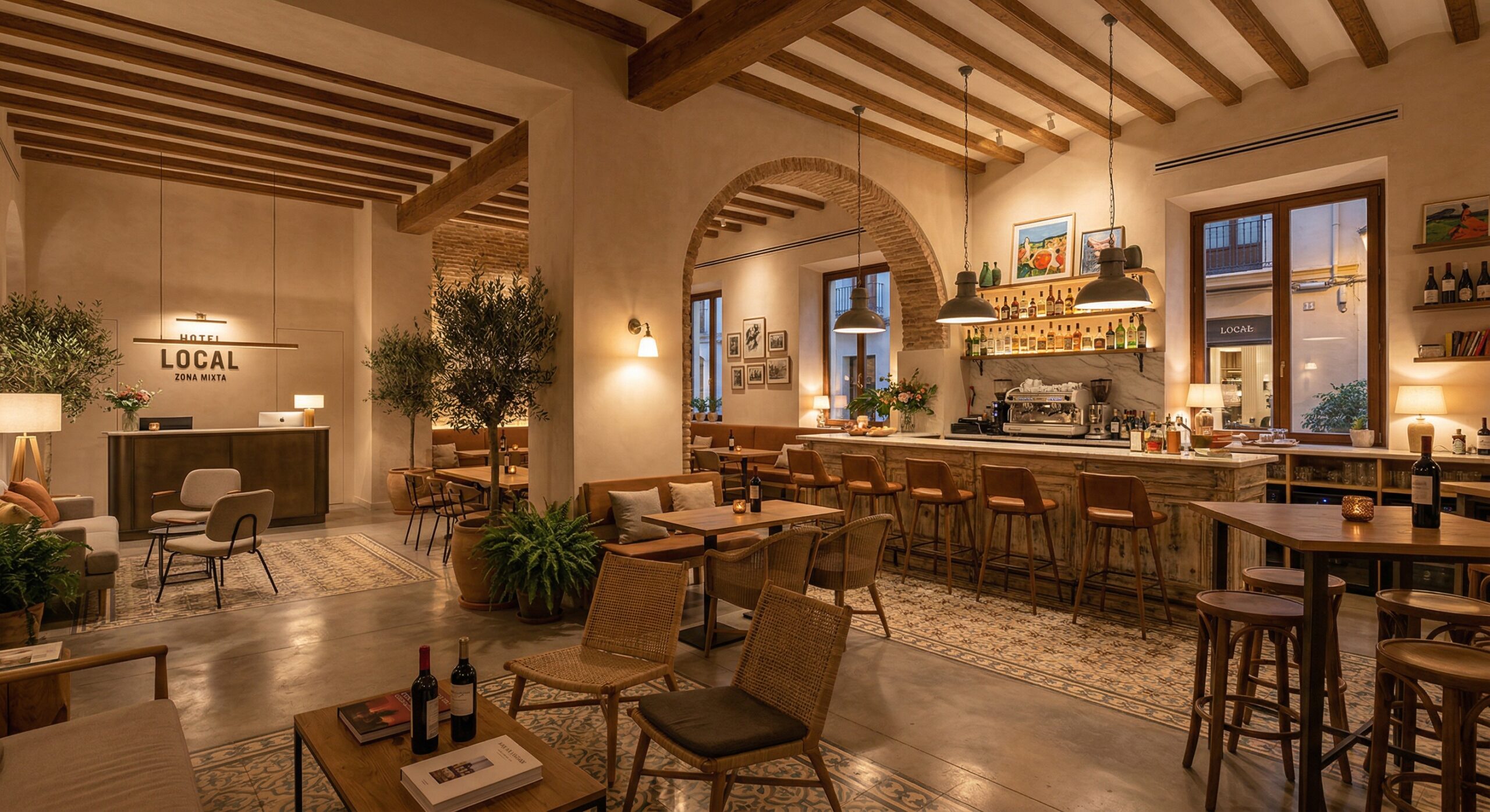 El Espacio que No Cierra al Local Cuando Cierra el Hotel: Cómo Diseñar Zonas de Uso Mixto