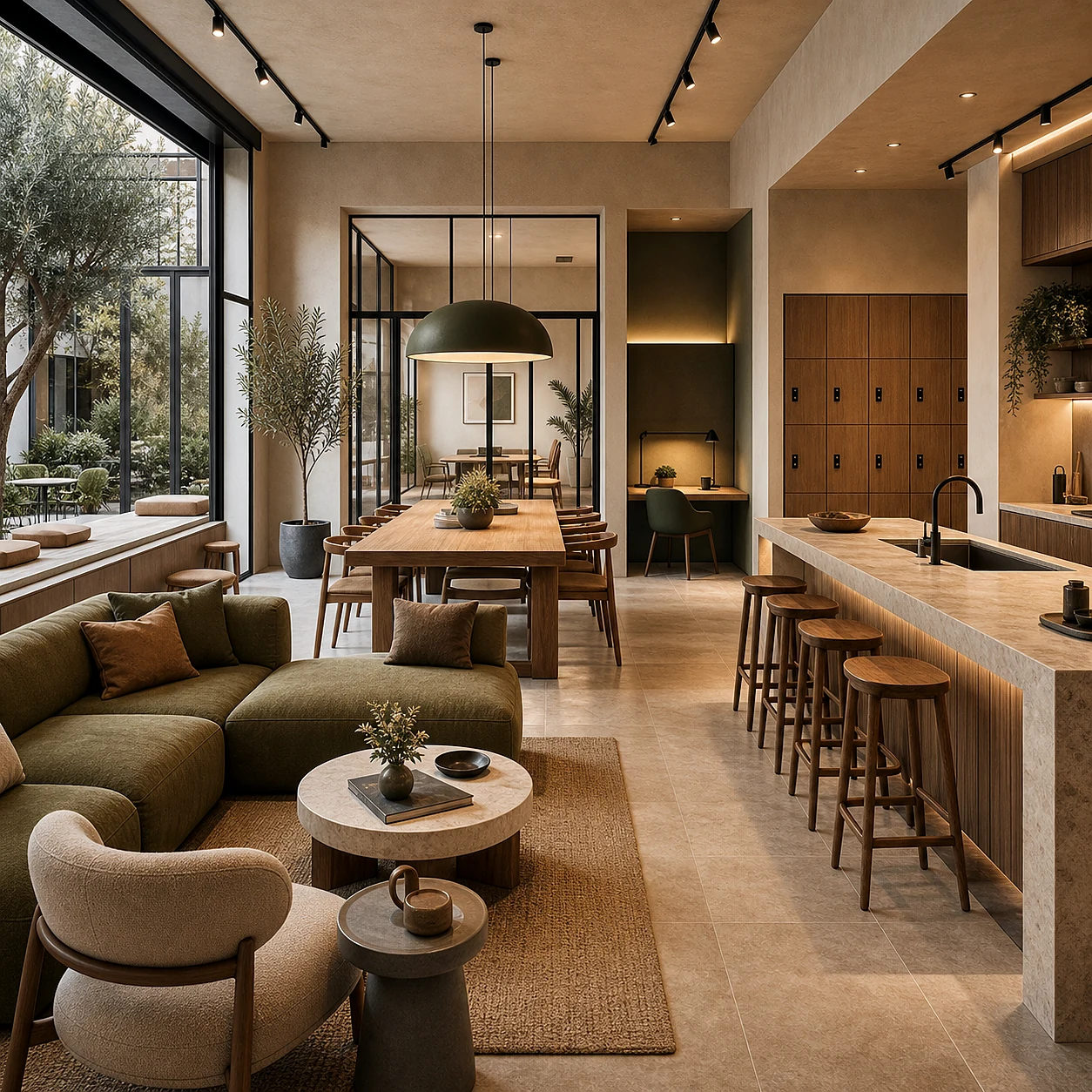 Interior Design for Coliving and Residences with Services in Madrid